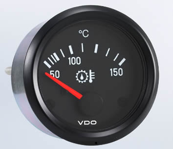 vdo Vision Black 30 HG-25 PSI Turbo Gauge